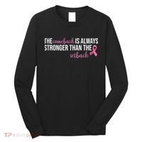 The Comeback Is Always Stronger Than Setback Breast Cancer Long Sleeve Shirt thumb 0