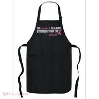 The Comeback Is Always Stronger Than Setback Breast Cancer Apron thumb 0