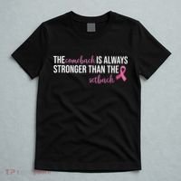 The Comeback Is Always Stronger Than Setback Breast Cancer T-Shirt thumb 5