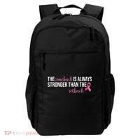 The Comeback Is Always Stronger Than Setback Breast Cancer Backpack thumb 0