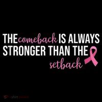 The Comeback Is Always Stronger Than Setback Breast Cancer Toddler Hoodie thumb 2