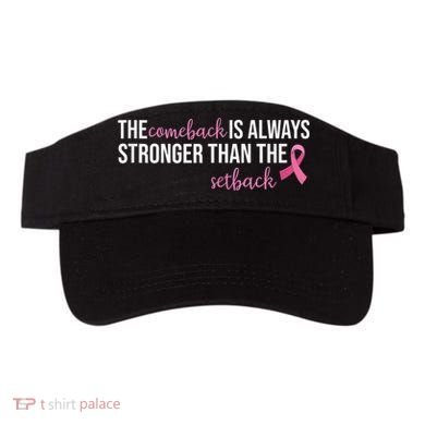 The Comeback Is Always Stronger Than Setback Breast Cancer Visor