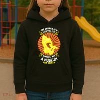 The Church Is A Hospital For Sinners Not A Museum For Saints Kids Hoodie thumb 3