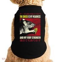 The Cheese Is My Weakness And My Very Strength Rat Japanese Doggie Tank thumb 0