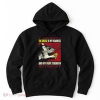 The Cheese Is My Weakness And My Very Strength Rat Japanese Hoodie thumb 0