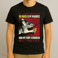 The Cheese Is My Weakness And My Very Strength Rat Japanese T-Shirt thumb 3