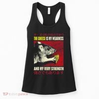 The Cheese Is My Weakness And My Very Strength Rat Japanese Women's Tank Top thumb 0