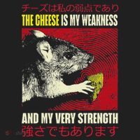 The Cheese Is My Weakness And My Very Strength Rat Japanese Golf Towel thumb 3