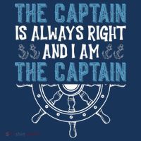 The Captain Is Always Right And I Am The Captain Funny Women's Tank Top thumb 5