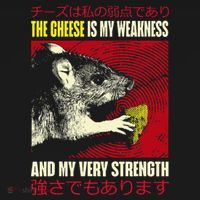 The Cheese Is My Weakness And My Very Strength Rat Japanese Ornament thumb 1