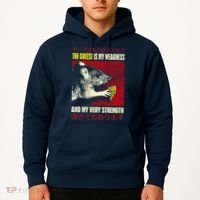 The Cheese Is My Weakness And My Very Strength Rat Japanese Hoodie thumb 2