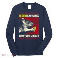 The Cheese Is My Weakness And My Very Strength Rat Japanese Long Sleeve Shirt thumb 0