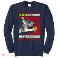 The Cheese Is My Weakness And My Very Strength Rat Japanese Sweatshirt thumb 0