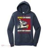 The Cheese Is My Weakness And My Very Strength Rat Japanese Women's Hoodie thumb 0