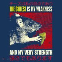 The Cheese Is My Weakness And My Very Strength Rat Japanese Women's Hoodie thumb 2