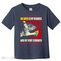The Cheese Is My Weakness And My Very Strength Rat Japanese Toddler T-Shirt thumb 0