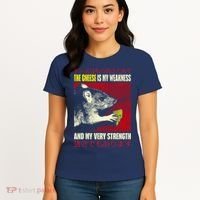 The Cheese Is My Weakness And My Very Strength Rat Japanese Women's T-Shirt thumb 4