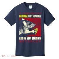 The Cheese Is My Weakness And My Very Strength Rat Japanese Kids T-Shirt thumb 0