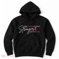 The Comeback Is Always Stronger Than The Set Back Breast Cancer Hoodie thumb 0