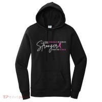 The Comeback Is Always Stronger Than The Set Back Breast Cancer Women's Hoodie thumb 0