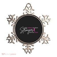 The Comeback Is Always Stronger Than The Set Back Breast Cancer Ornament thumb 0