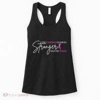 The Comeback Is Always Stronger Than The Set Back Breast Cancer Women's Tank Top thumb 0