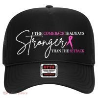 The Comeback Is Always Stronger Than The Set Back Breast Cancer Hat thumb 0