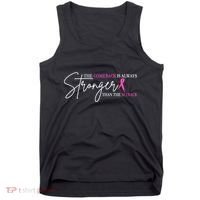 The Comeback Is Always Stronger Than The Set Back Breast Cancer Tank Top thumb 0
