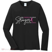 The Comeback Is Always Stronger Than The Set Back Breast Cancer Women's Long Sleeve Shirt thumb 0