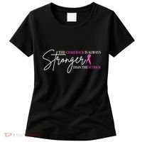 The Comeback Is Always Stronger Than The Set Back Breast Cancer Women's T-Shirt thumb 0