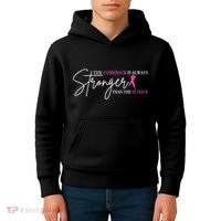 The Comeback Is Always Stronger Than The Set Back Breast Cancer Kids Hoodie thumb 4