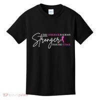 The Comeback Is Always Stronger Than The Set Back Breast Cancer Kids T-Shirt thumb 0