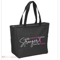 The Comeback Is Always Stronger Than The Set Back Breast Cancer Tote Bag thumb 2