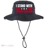 Tucker Carlson I Stand With Him, Men Women, I Stand With Tucker Carlson Bucket Hat thumb 0