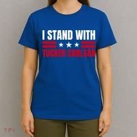 Tucker Carlson I Stand With Him, Men Women, I Stand With Tucker Carlson T-Shirt thumb 4