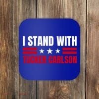 Tucker Carlson I Stand With Him, Men Women, I Stand With Tucker Carlson Coaster thumb 0