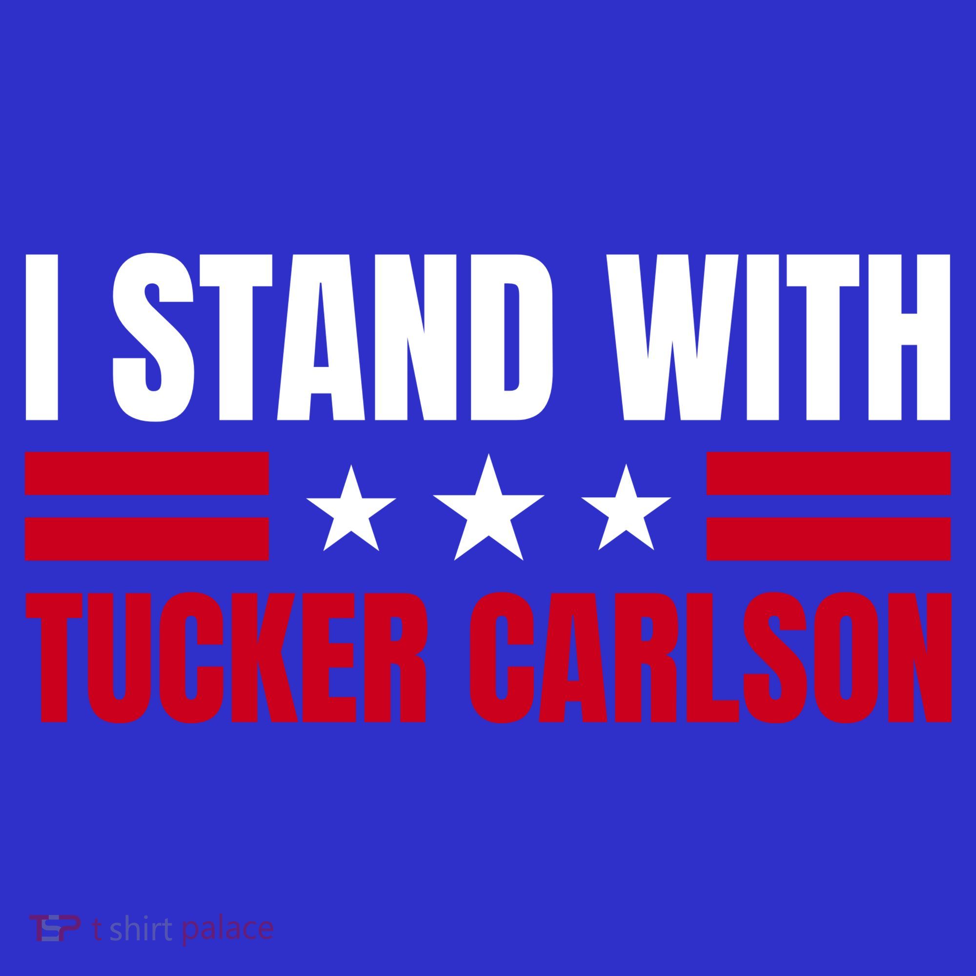 Tucker Carlson I Stand With Him, Men Women, I Stand With Tucker Carlson Women's Tank Top