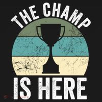 The Champ Is Here Fantasy Football Champion Winner Gift Ornament thumb 1