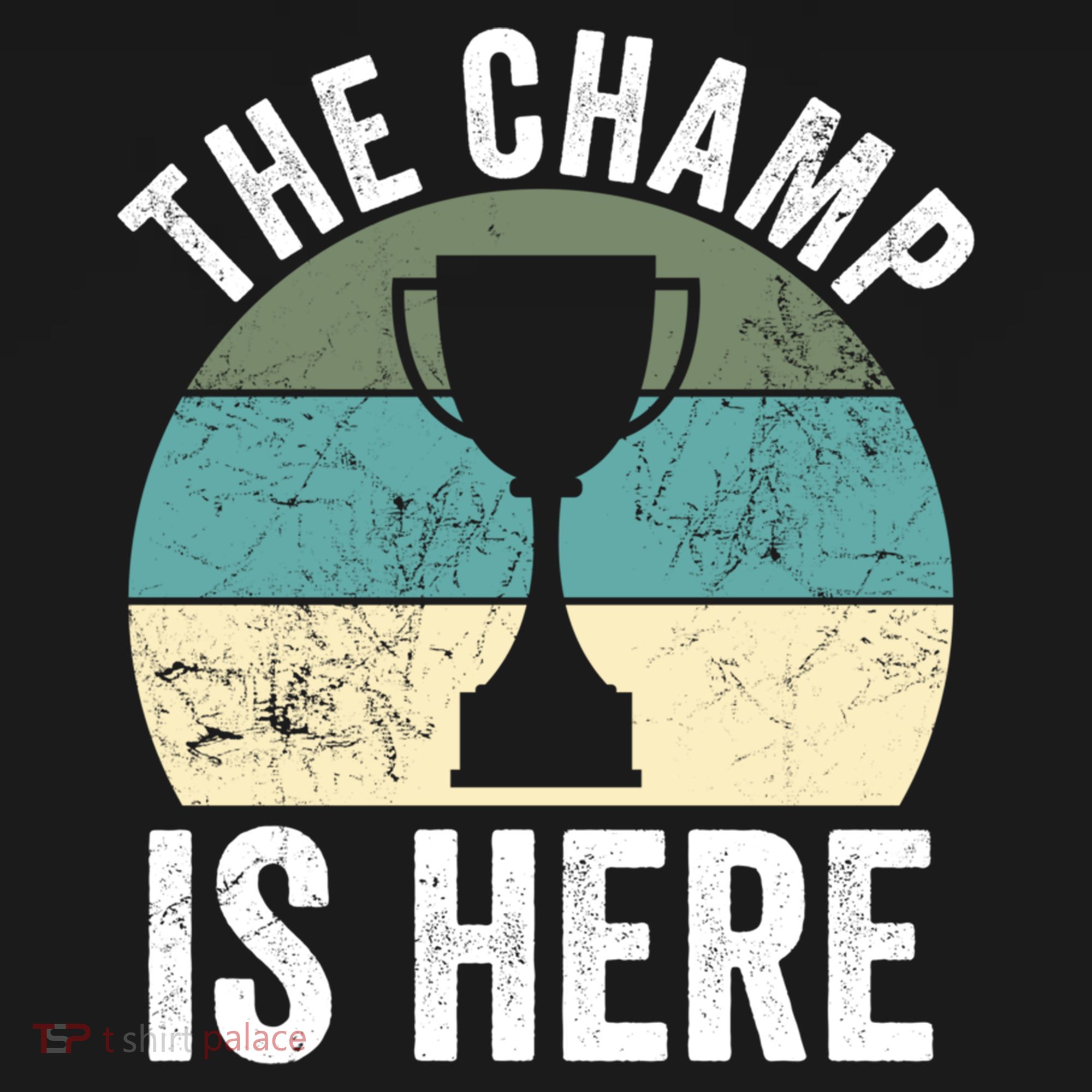 The Champ Is Here Fantasy Football Champion Winner Gift Ornament