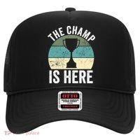 The Champ Is Here Fantasy Football Champion Winner Gift Hat thumb 0