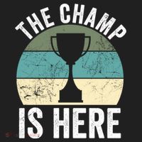 The Champ Is Here Fantasy Football Champion Winner Gift Hat thumb 2