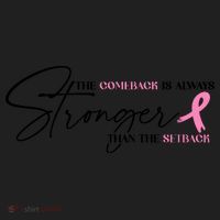 The Comeback Is Always Stronger Than The Setback Breast Cancer Survivor Women's Sweatshirt thumb 2