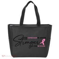 The Comeback Is Always Stronger Than The Setback Breast Cancer Survivor Tote Bag thumb 0