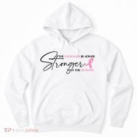 The Comeback Is Always Stronger Than The Setback Breast Cancer Survivor Hoodie thumb 0