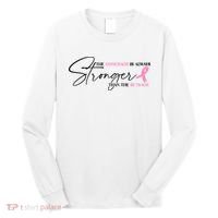 The Comeback Is Always Stronger Than The Setback Breast Cancer Survivor Long Sleeve Shirt thumb 0
