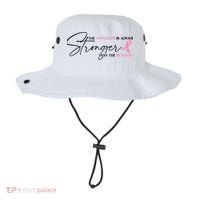 The Comeback Is Always Stronger Than The Setback Breast Cancer Survivor Bucket Hat thumb 0