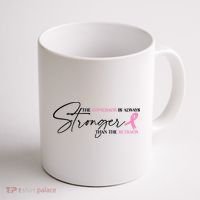 The Comeback Is Always Stronger Than The Setback Breast Cancer Survivor Coffee Mug thumb 1