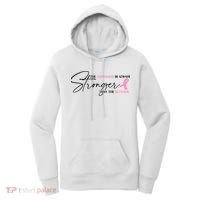 The Comeback Is Always Stronger Than The Setback Breast Cancer Survivor Women's Hoodie thumb 0