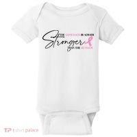 The Comeback Is Always Stronger Than The Setback Breast Cancer Survivor Baby Bodysuit thumb 0