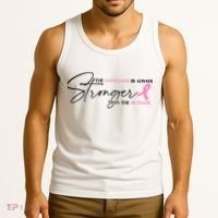 The Comeback Is Always Stronger Than The Setback Breast Cancer Survivor Tank Top thumb 3
